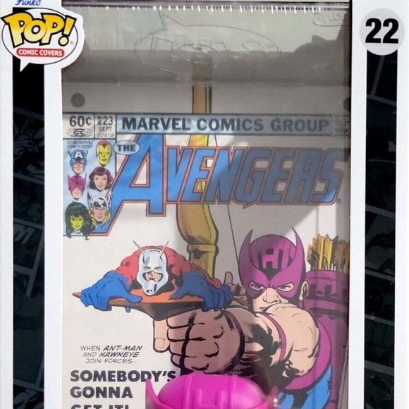 Hawkeye & Any-Man Funko Pop Marvel Comic Book Covers 22 - Picture 1 of 6